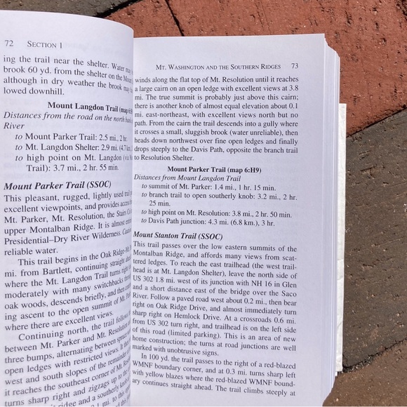 1992 AMC White Mountain Guide 25th Edition Hiking Appalachian Trail Mountains - Picture 5 of 9